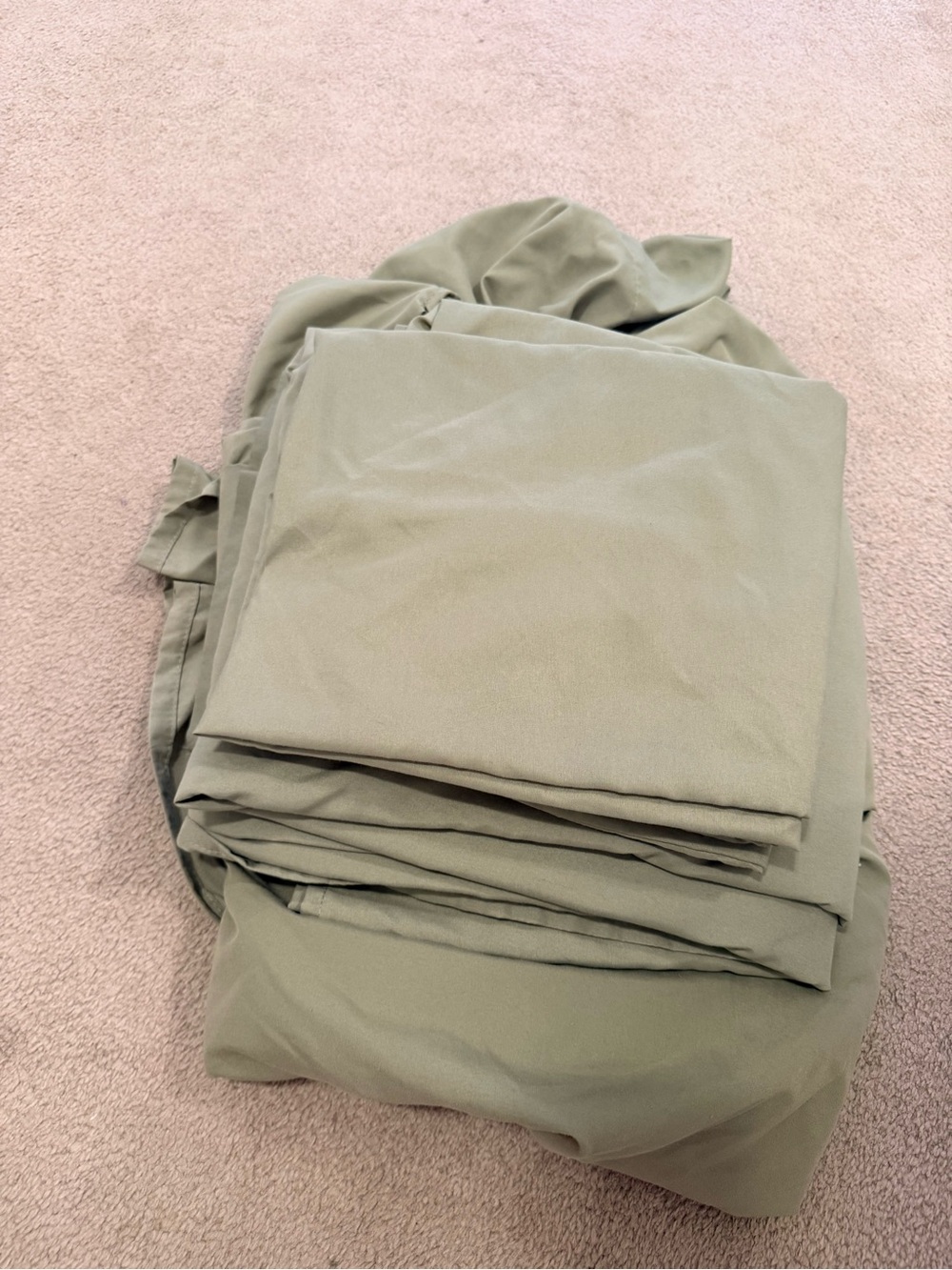 King Size Sage Green Sheet Set